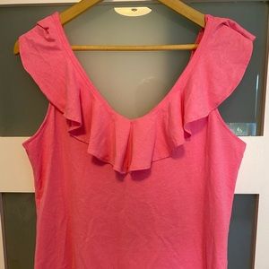 Lilly Pulitzer Ruffle Sleeveless Top